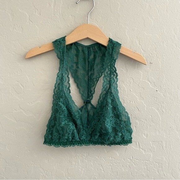 Victoria’s Secret Green Lace Bralette Small - Picture 1 of 7